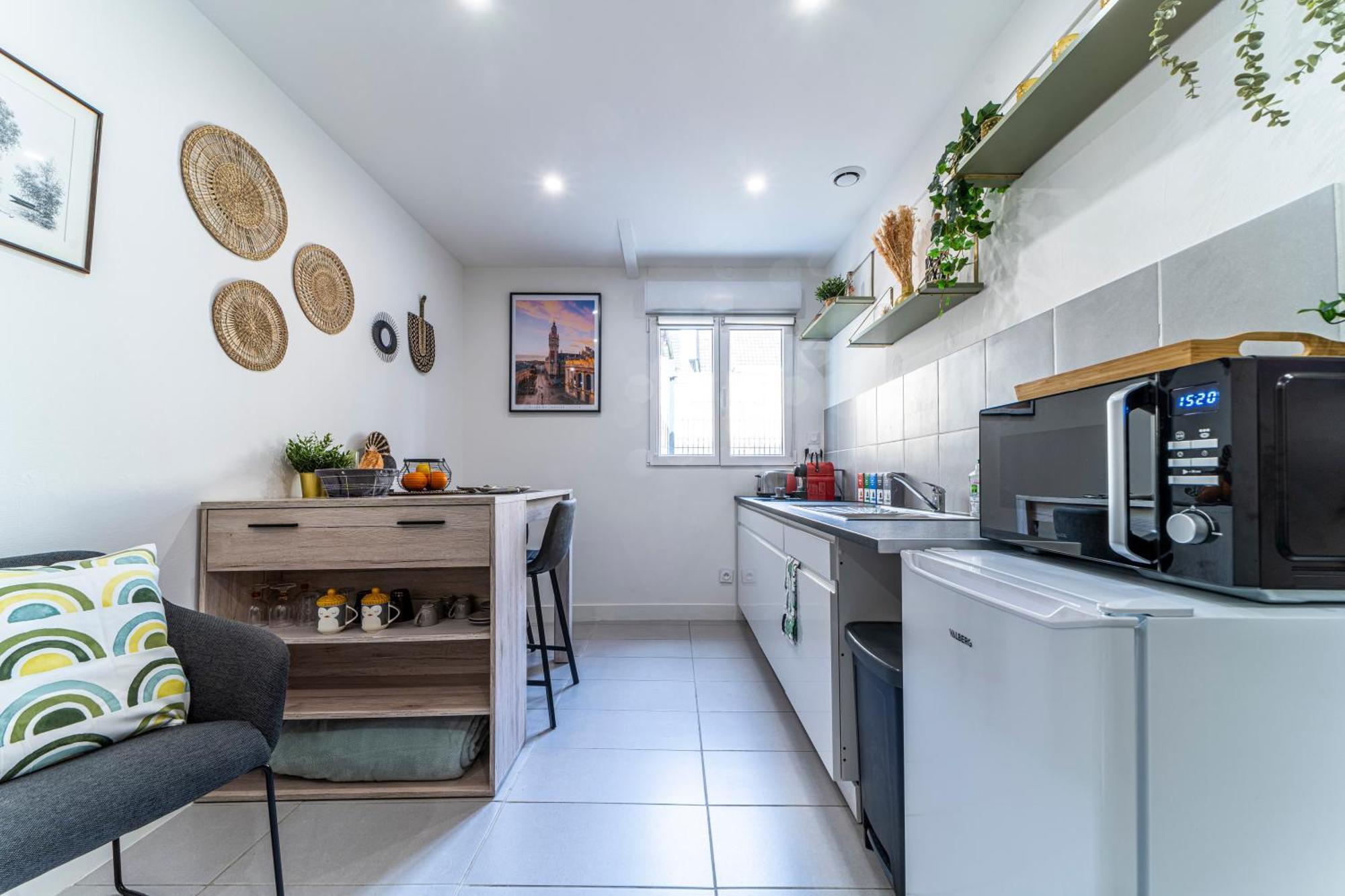 Le Cosy - Free Parking - Proche Gares Lille - Netflix - Wifi Apartment Mons-en-Baroeul Bagian luar foto